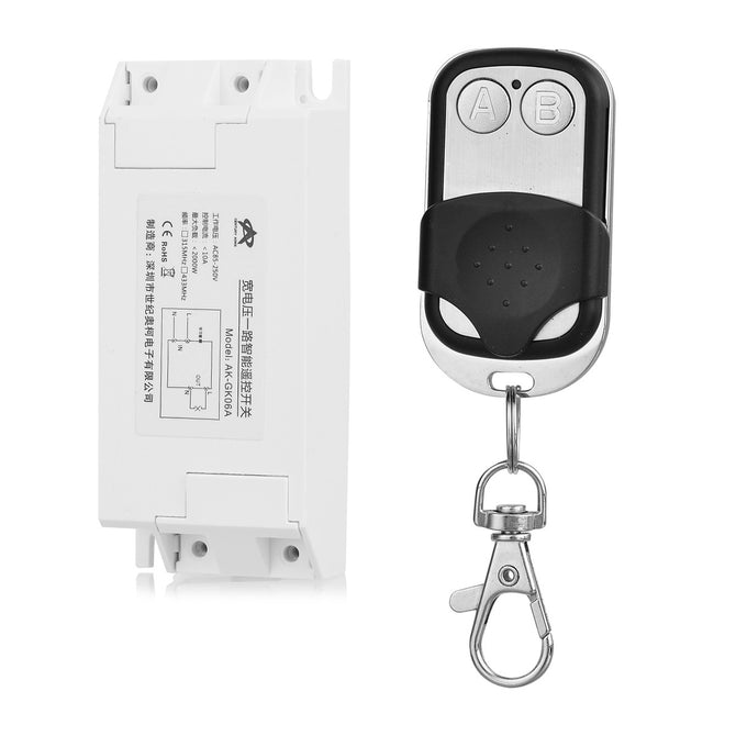 KJ-100-433MHZ-AC85V-250V1 Wireless Digital Light Switch Motor Switch for Lamps, Electric Doors, Windows, Lifting Equipment