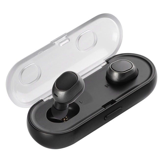 Eastor TWS 16 True Wireless Bluetooth Stereo Earphones - Black, Grey