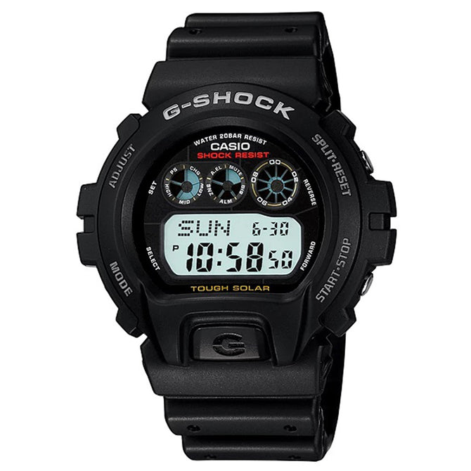Casio G-Shock G-6900-1 Tough Solar Digital Watch - Black