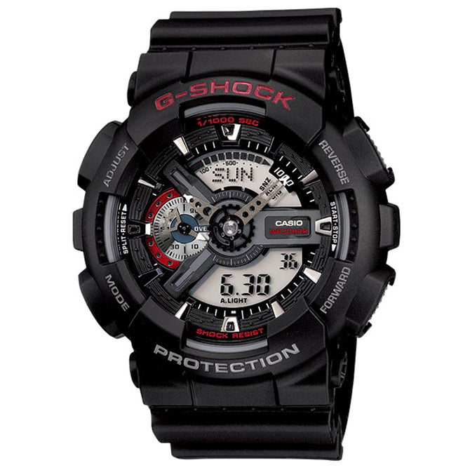 Casio G-Shock GA-110-1A Digital Combination Watch - Black