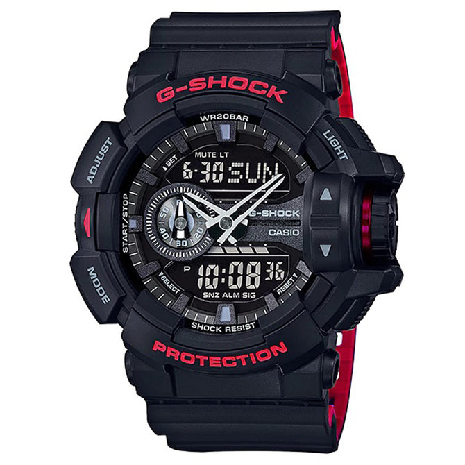Casio G-Shock GA-400HR-1A Digital Watch - Black + Red