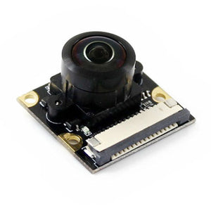 Waveshare Raspberry Pi Camera Module, Supports 1080P, 200 Degree, Fisheye Lens, Wider Field of View (No PI)