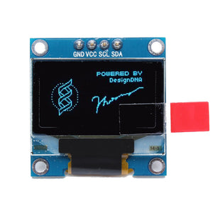 Produino 0.96" I2C IIC SPI Serial 128X64 Blue OLED LCD LED Display Module for Arduino