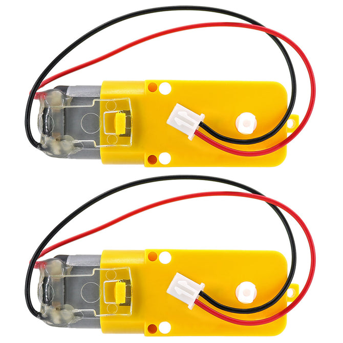 3V-6V DC Gear Motor with XH2.54-2P Cable Large Torque Motor 2PCS for Smart Car And Arduino