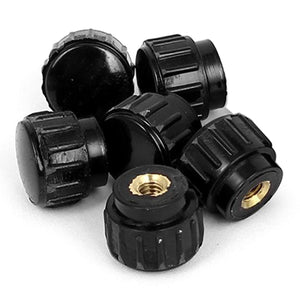 RXDZ Plastic Head Clamping Knob Jig M4 x 15mm Female Thread - 6PCS