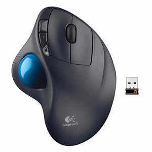 Logitech M570 2.4G Wireless Optical Trackball Ergonomic Gaming Mouse for Windows 10/8/7 Mac OS, Support Official Test M570