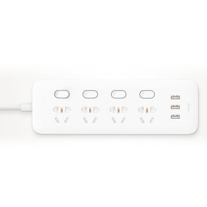 New Xiaomi Mijia Smart Power Strip w/ 4 Sockets, 4 Individual Control - White