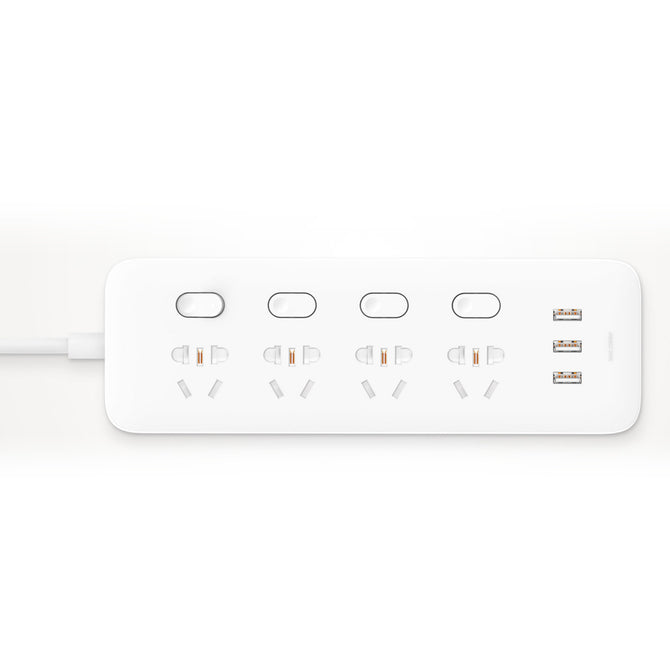 New Xiaomi Mijia Smart Power Strip w/ 4 Sockets, 4 Individual Control - White