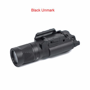 TGPUL Tactical X300V Pistol LED Flashlight Strobe Weapon Light 500 Lumens Handgun Airsoft Hunting Shooting Rail Light Black