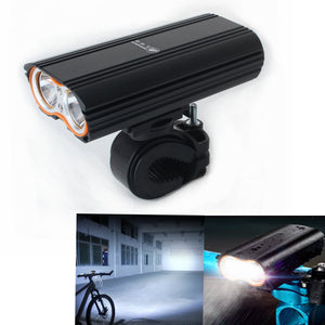 ZHISHUNJIA LR-Y2 1400lm 4-Mode LED Flashlight Headlamp USB Rechargeable Bicycle Lamp