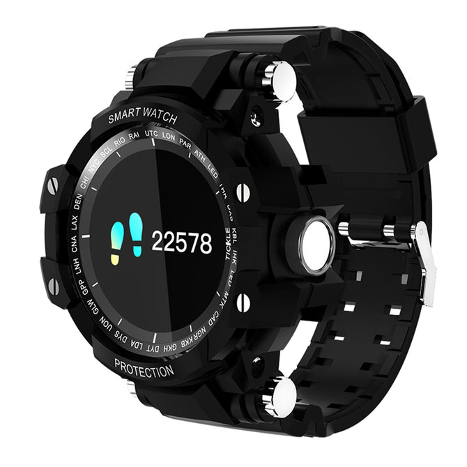 GW68 Smart Watch IP67 Waterproof 200 Days Long Standby Heart Rate Blood Pressure Monitoring - Black