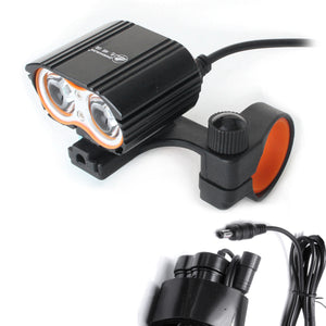 ZHISHUNJIA DC4.2-8.4V XML T6 LED 1400lm 4-Mode White Bike Light Headlamp - Black
