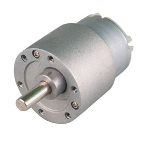 YENISEI 37mm 12V 15RPM Electric Mini Geared Box DC Motor with High Torque for DIY