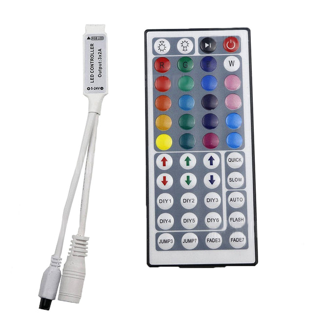 Sencart Mini 44-Key IR Remote Wireless Controller for 3528 5050 RGB LED Strip Light