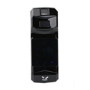 WAFU WF-011 Wireless Smart LED Voice Reminder Screen Fingerprint and password Keypad - Black