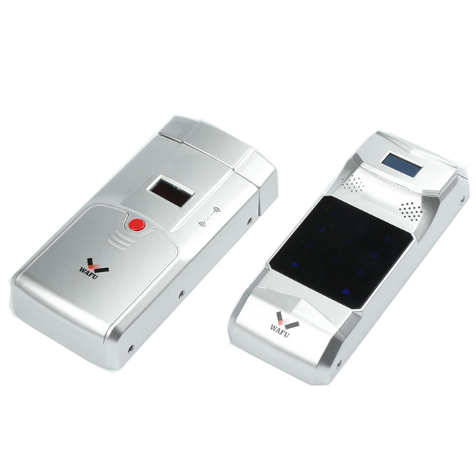 WAFU WF-011 Wireless Smart Invisible Fingerprint Remote Lock and Fingerprint Keypad - Silver