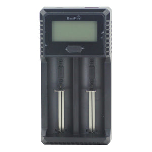 BestFire C-2A Stylish LCD Microcomputer Smart Cylindrical Lithium Battery Charger