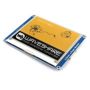 Waveshare 400x300 4.2 Inches E-Ink Display Module, Yellow / Black / White Three-Color