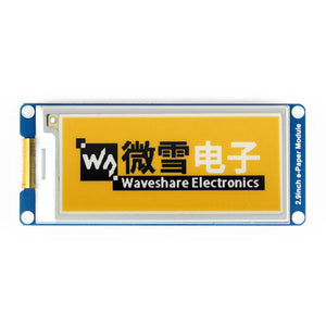Waveshare 296x128 2.9 Inches E-Ink Display Module, Yellow / Black / White Three-Color
