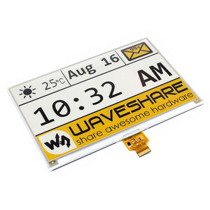 Waveshare 640x384 7.5 Inches E-Ink Raw Display, Yellow / Black / White Three-Color