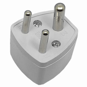 India / Nepal / Sri Lanka / Small South Africa 250V 10A Power Plug - White