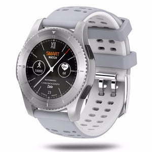SENBONO G8 Smartwatchs Bluetooth 4.0 Fitness Tracker SIM Card Heart Rate Blood Pressure Smart Watch For Android IOS gray
