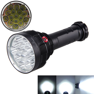 AIBBER TONE 15000 Lumen 3-Mode 16xXMLCREE-T6 LED Strong Torch Lamp, Tactical Hunting FlashLight