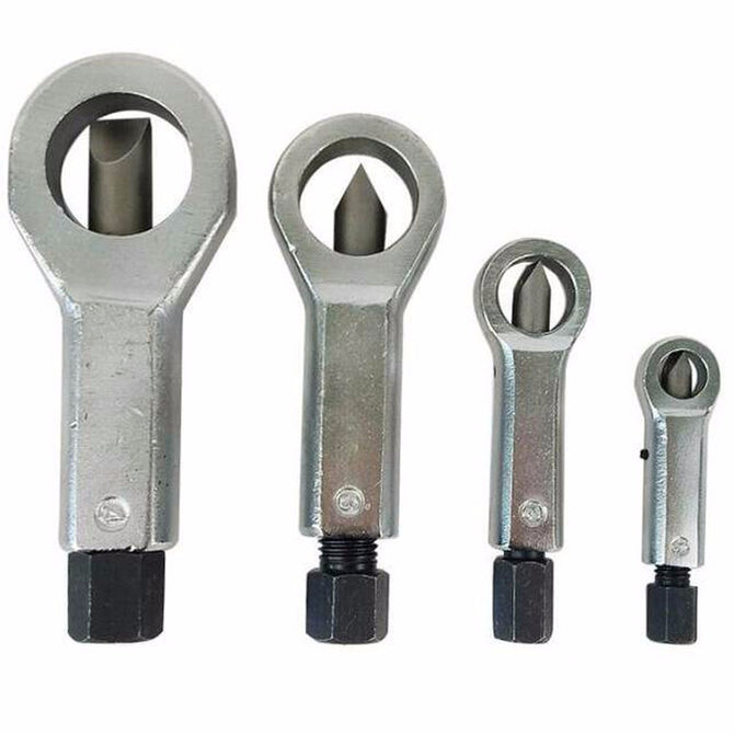 Durable Sturdy 9-27mm Sliding Tooth Remove Break Manually Pressure Tool Metal Nut Splitter Cracker Remover 16mm-22mm