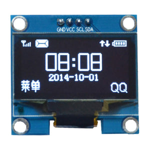 Produino 1.3" SSH1106 SPI I2C IIC 128X64 White OLED LCD LED Display Module Board 4 Pin for Arduino