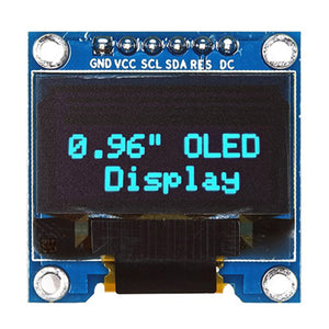 Produino SPI 0.96" 128*32 Blue OLED LCD Display Module, DC 3.3V 5V SSD1306 7 Pin for Arduino