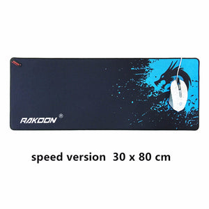 Zimoon Store Large Gaming Mouse Pad Locking Edge Mouse Mat Speed Control Version For Dota Warcraft Mousepad 6 Sizes speed30x80cm
