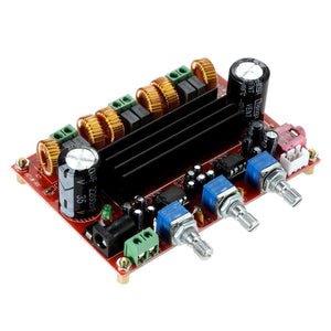 XH-M139 2.1 Channel Digital Amplifier Board Module with 12V-24V Wide Voltage, TPA3116D2 2*50W+100W