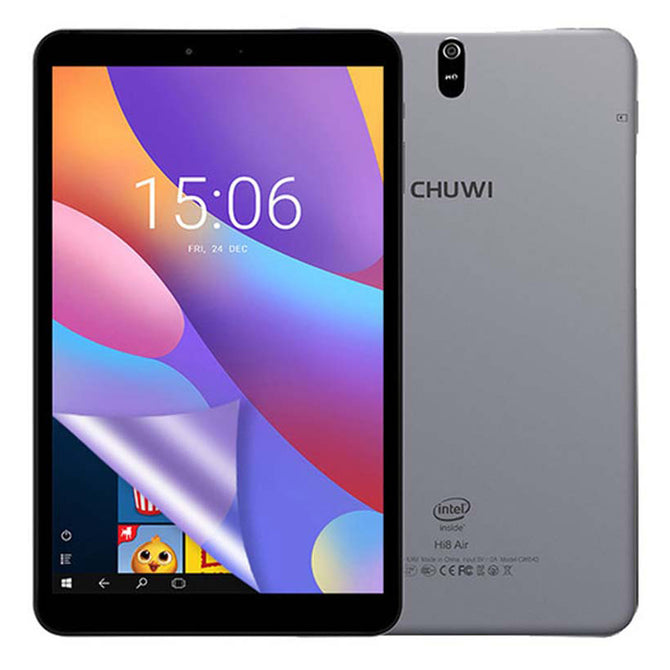 CHUWI Hi8Air 8.0" OGS Intel X5 Android 5.1+ Windows 10 Quad-Core Tablet with 2GB RAM, 32GB ROM - Grey