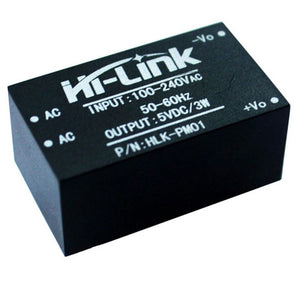 ZHAOYAO HLK-PM01 AC-DC 220V to 5V Step-Down Power Supply Module Household Switch VEB73 P30
