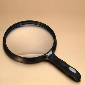 OJADE Handheld 2.5X 130mm Lens Magnifying Glass, Jewelry Magnifier for Reading Map Paper