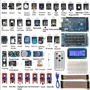 MEGA2560 R3 40 Sensor Modules Starter Kit Set IIC 20*4 2004 LCD