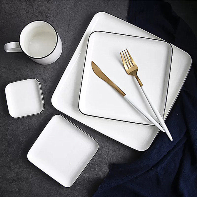 Creative Stylish Stainless Steel Cutlery Flatware Dinner Knife - Golden (1 PC)