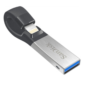 SANDISK iXPAND USB Flash Drive for IPHONE and IPAD 128GB