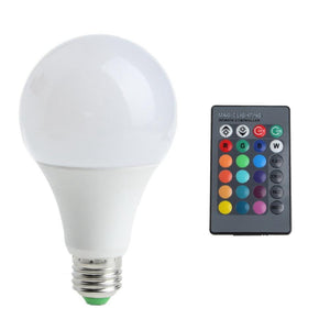 ZHAOYAO A80 Dimmable E27 9W AC 85-265V LED Light Bulb RGB + White 16 Colors with Remote Controller