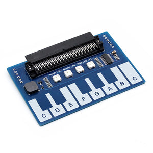 Waveshare Mini Piano Module for Micro:bit, Touch Keys to Play Music (FOR SKU:471903)