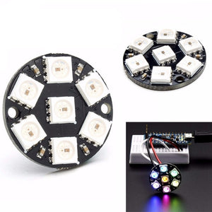 Produino 7-Bit WS2812 5050 RGB LED Ring Round Decoration Bulb For Arduino