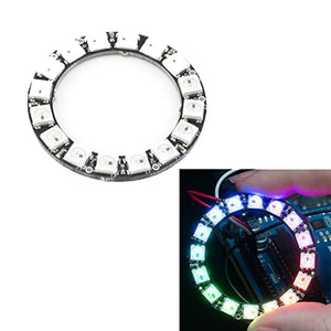 Produino 16-Bit WS2812 5050 RGB LED Ring Round Integrated Driver Module For Arduino