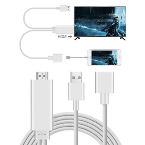 USB MHL To HDMI 1080P TV Adapter Cable HD for Samsung Galaxy S8 S7 IPHONE 8 7 6