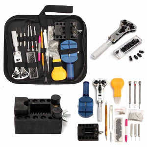 ZHAOYAO 14-Piece Watch Clock Repair Tool Kit with Storage Box Case