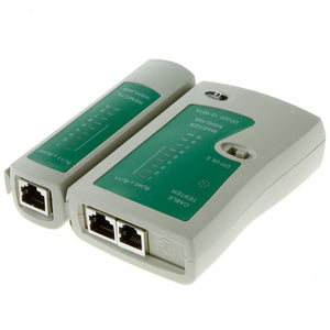 OJADE RJ45 RJ11 LAN Wire Tester, Handheld Network Cable Telephone Line Tester