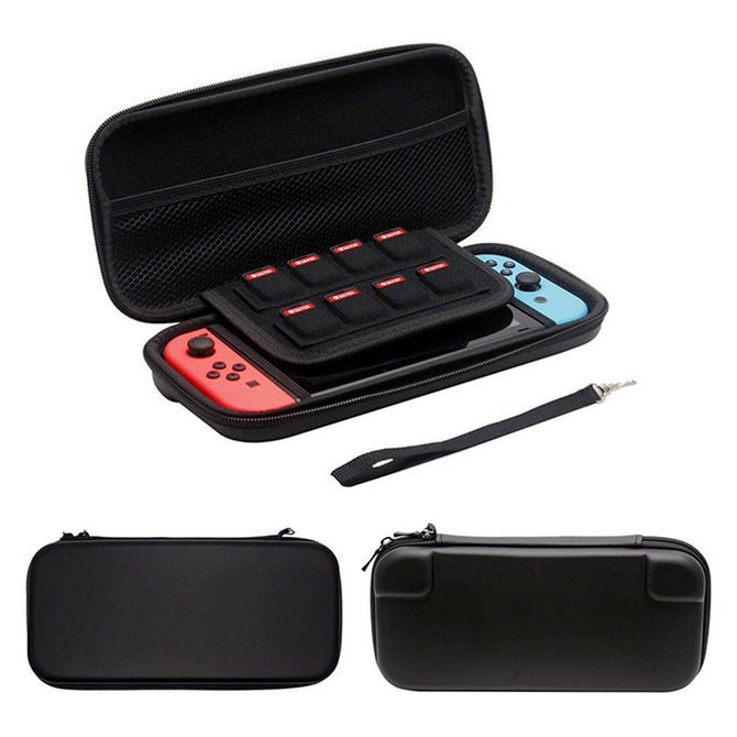 Protective Hard Portable Travel Bag Shell Pouch for Nintendo Switch - Black