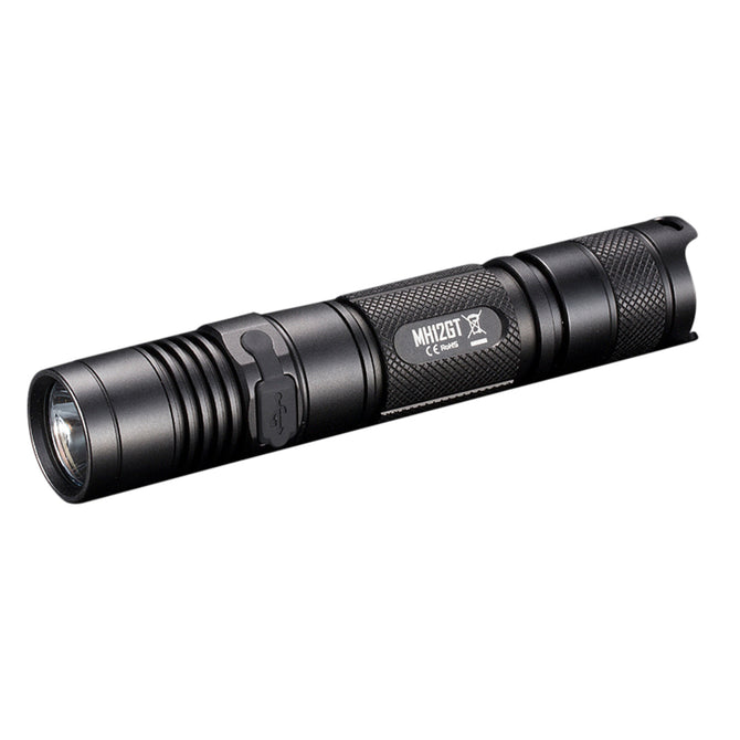 Nitecore MH12GT Portable Cree XP-L HI V3 Waterproof LED Flashlight - Black