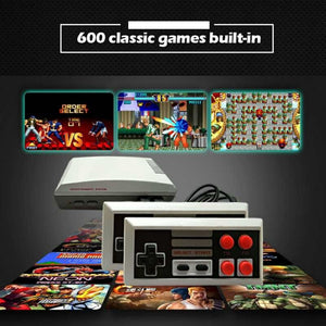 HD Vesion NES Classic TV Video Game Machine, Handheld Console w/ Built-in 600 Games (EU Plug)