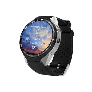 ZGPAX S99C 1.39" AMOLED 3G Android Watch Phone with Heart Rate Monitoring, Pedometer, Wi-Fi - Black + Silver