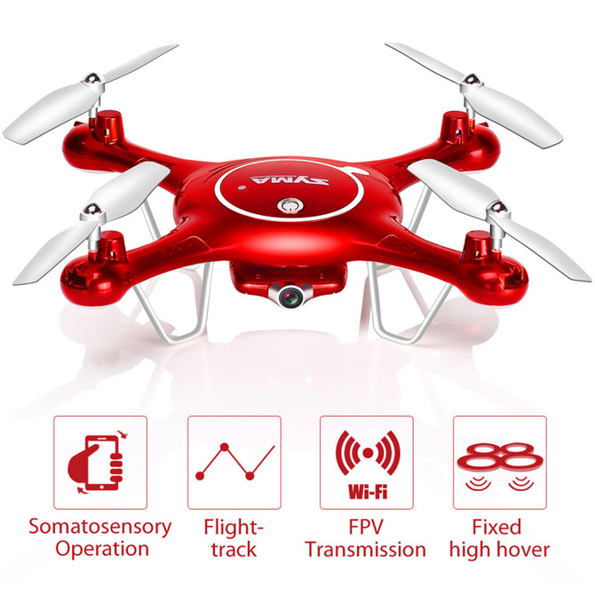 SYMA X5UW Drone with WiFi Camera HD 720P Real-time Transmission FPV Quadcopter